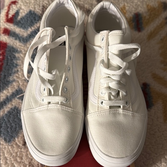 Vans Shoes - All White Old Skool Vans